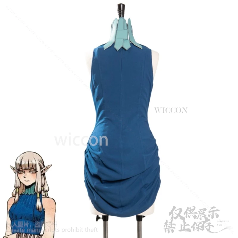 Аниме Delicious In Dungeon Косплей Milsüch Of The House Tol Fleki Костюм Платье Униформа Женский