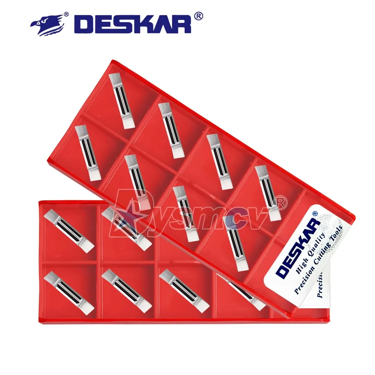 Фото Оригинальные токарные пластины DESKAR MGGN150L-8, MGGN200L-8, MGGN300L-8 K10 для обработки меди и алюминия №2