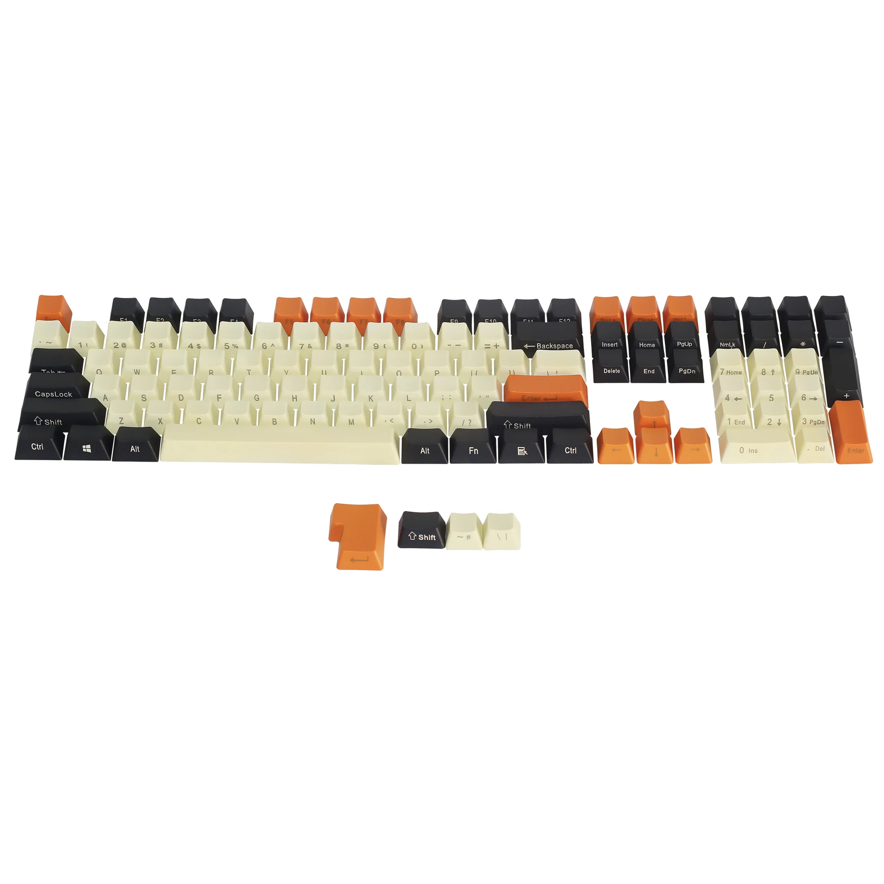 Колпачки для клавиш PBT с боковой печатью, механические колпачки для клавиш ISO ANSI, колпачки для клавиш OEM, колпачки для клавиш Cherry MX для механической клавиатуры 61 87 104