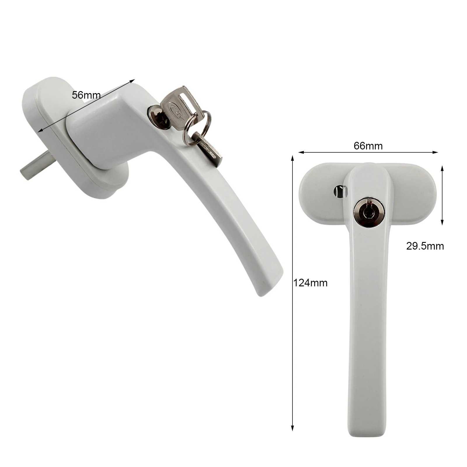 

2 Aluminium Handles With Locking Child Lock Pin Length 35 Mm Home Improvement Bathroom Accessories Door Hardware