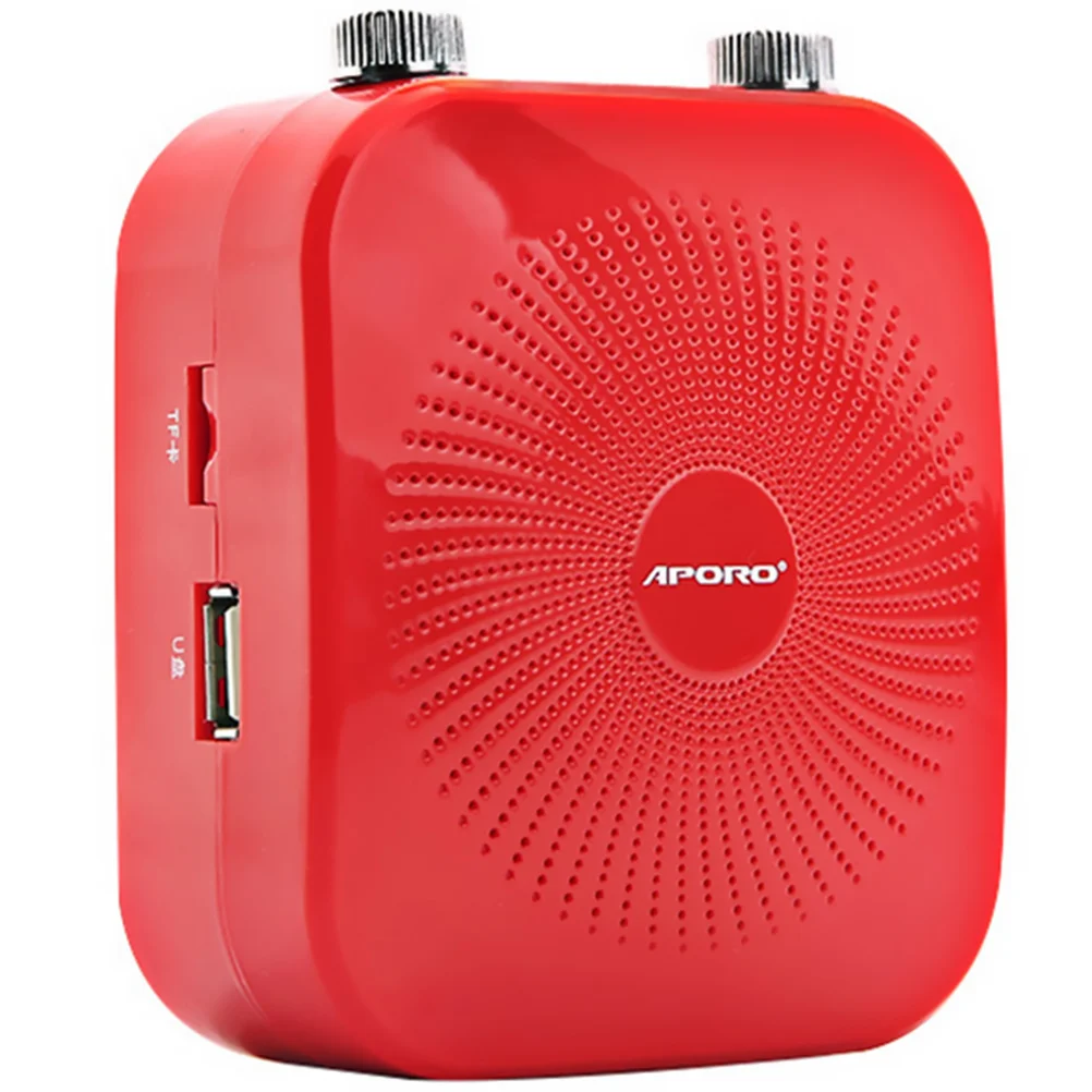 

1pc Practical Voice Amplifier with Wired Microphone Portable Teacher Speaker