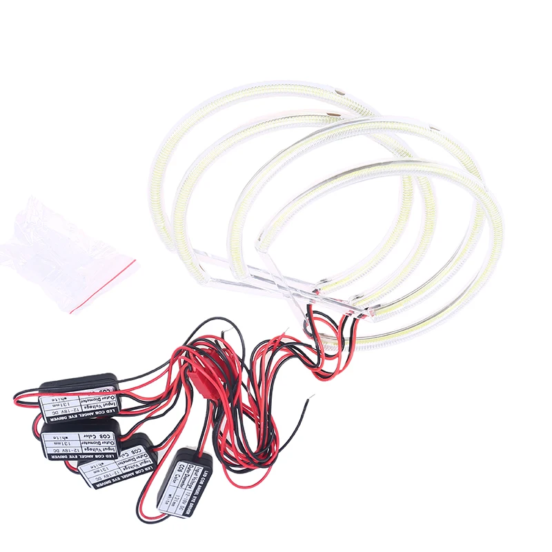 Автомобильная фара-кольцо POSSBAY 4 шт./лот ангельские глазки гало белая внешняя фара