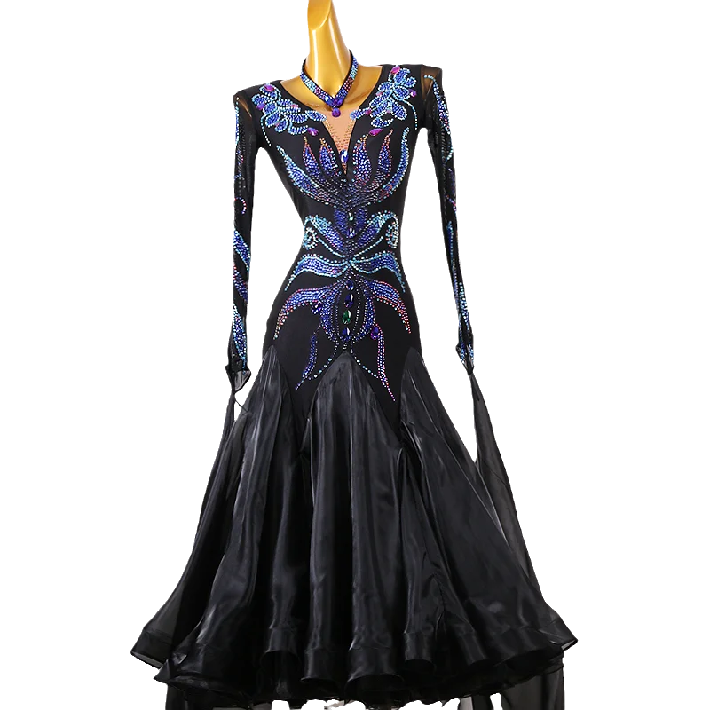 Танцевальный Костюм женский с юбкой для представлений