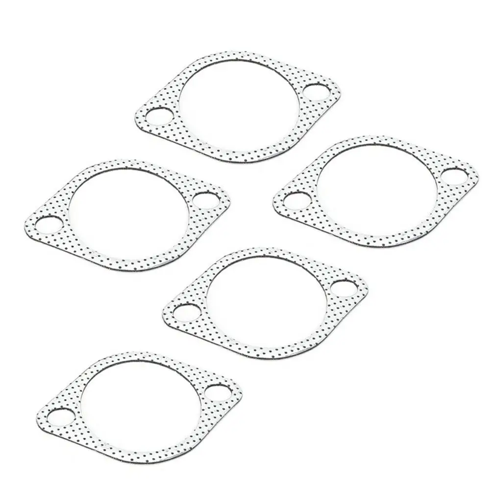 

5Pcs 3 Ceramic Exhaust Pipe Metal Gasket with Reinforced Ring 3in 76mm Downpipe
