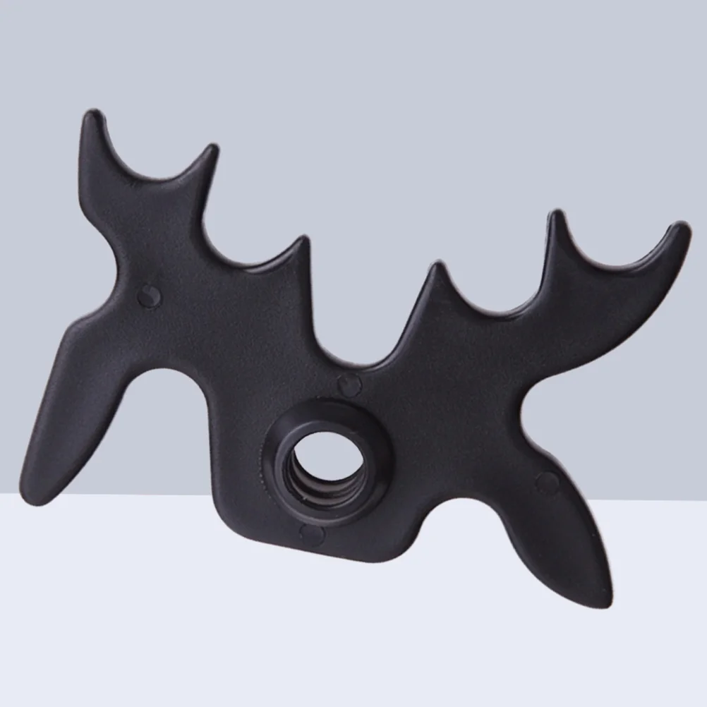 

Bridge Cue Pool Moosehead Stick Billiard Head Holder Rest Snooker Rack Black Billiards Portable Supplies