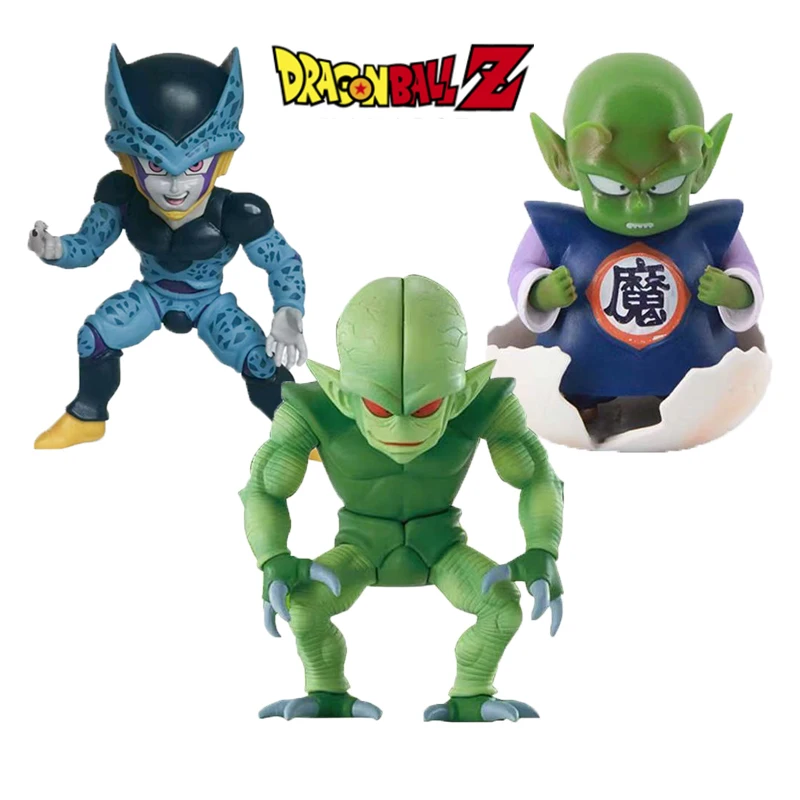 

Dragon Ball Z Saibaiman Piccolo Blue Cell Cute Action Figure Model Toys Figurine Collectible Gift for Kids and Adult