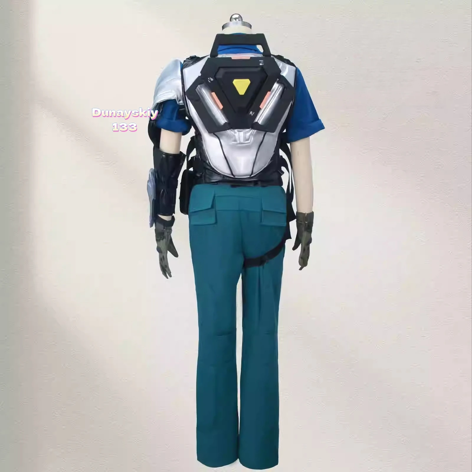 Фото Полный косплей-костюм VALORANT Brimstone: 3D-реквизит и униформа для карнавала, Хэллоуина и ролевых игр №3
