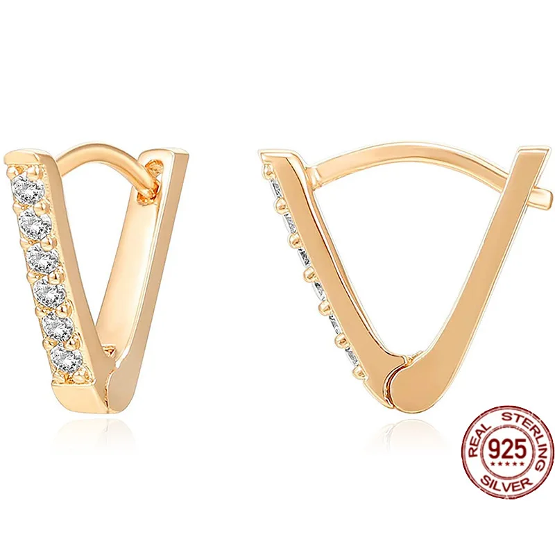 

Silver Ear Button Letter v ∞ Symbol Zircond Ear Silver Jewelry Girls Party