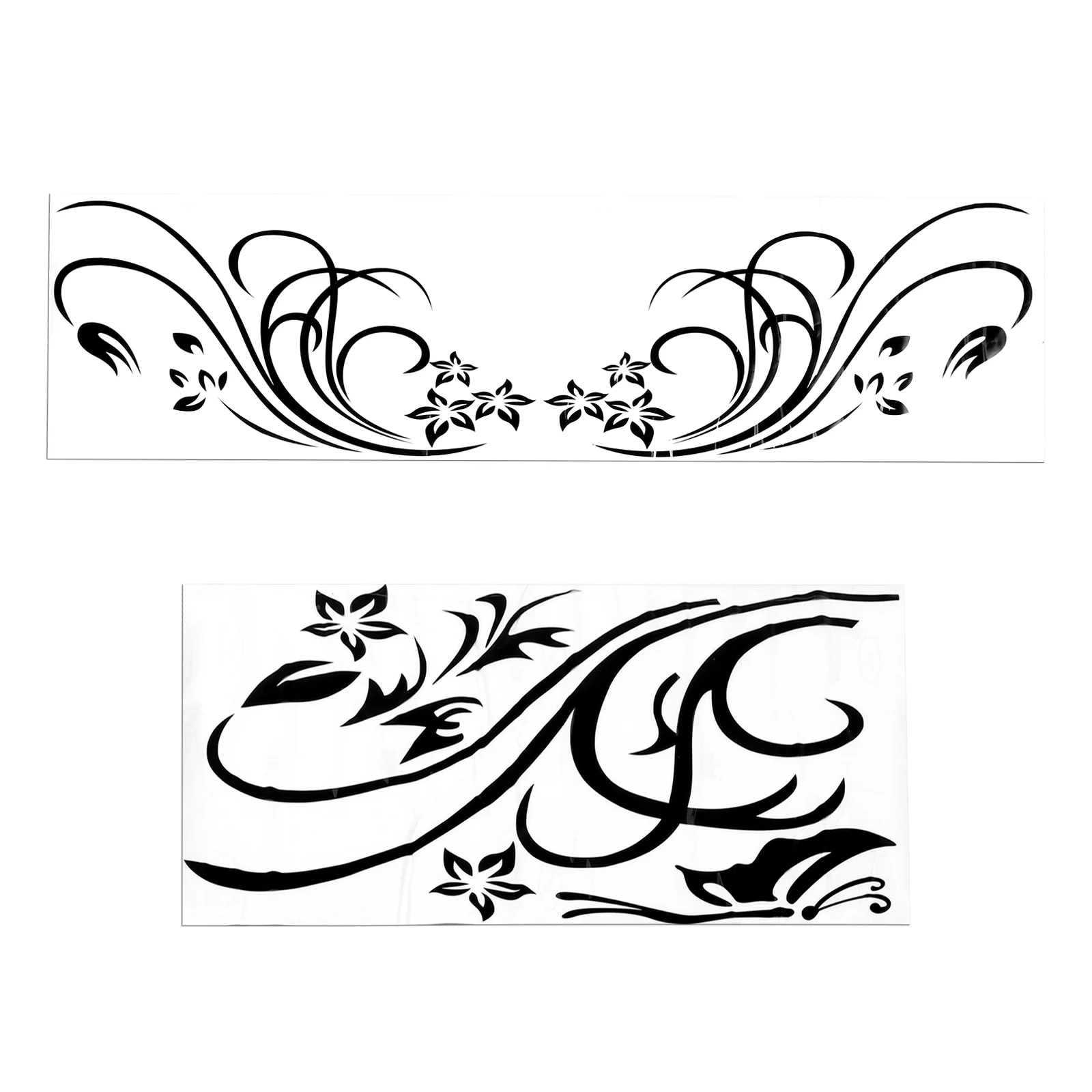 

1pc Funny Waterproof Creative Butterflies Flower Sticker Decorative Sticker Car Body Decals