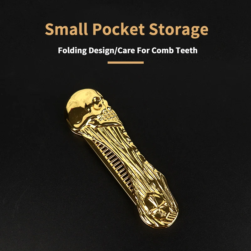 Складная Расческа для бороды из нержавеющей стали |