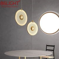86light nordic pendant light modern round led lamp creative design decoration for living dining room bedroom