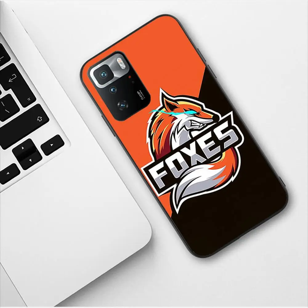 Motorcycle Racing Foxes Phone Case For Redmi 9 9A 7A 10 8A 10A 8 Note 11 10S 7 11S Plus POCO X3 Pro Luxury Design Black Covers