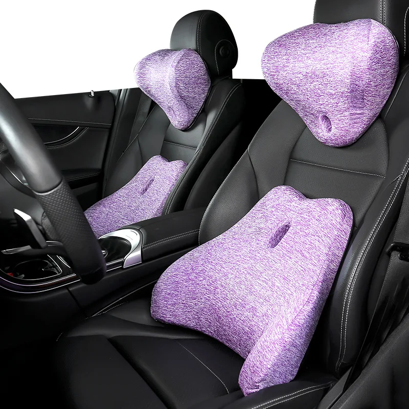 

Поддержка поясницы из пены с эффектом памяти, подушка для шеи с отверстиями, Автомобильная подушка для шеи из пены с эффектом памяти, подгол...