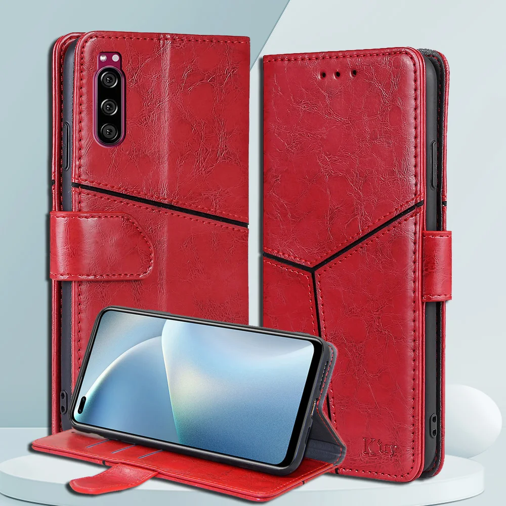 

Leather Case for Sony Xperia 1 8 10 20 5 XZ2 XZ4 Compact XZ3 XZ2 L3 L2 L1 Z5 Plus XA1 XA2 XA3 XZ Phone Wallet Flip Cover Fundas