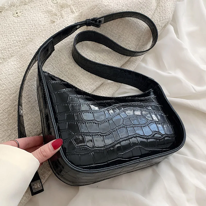 

Niche Bag Texture Handbag Women's Bag 2021 Winter New High-quality Texture Stone Pattern Messenger Shoulder Shoulder Bag