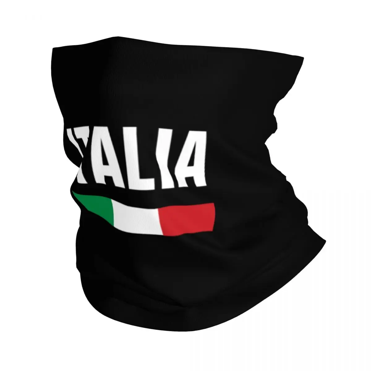 

Italia Italy Italian Flag Bandana Neck Cover Printed Wrap Scarf Warm Headwear Cycling Unisex Adult Breathable