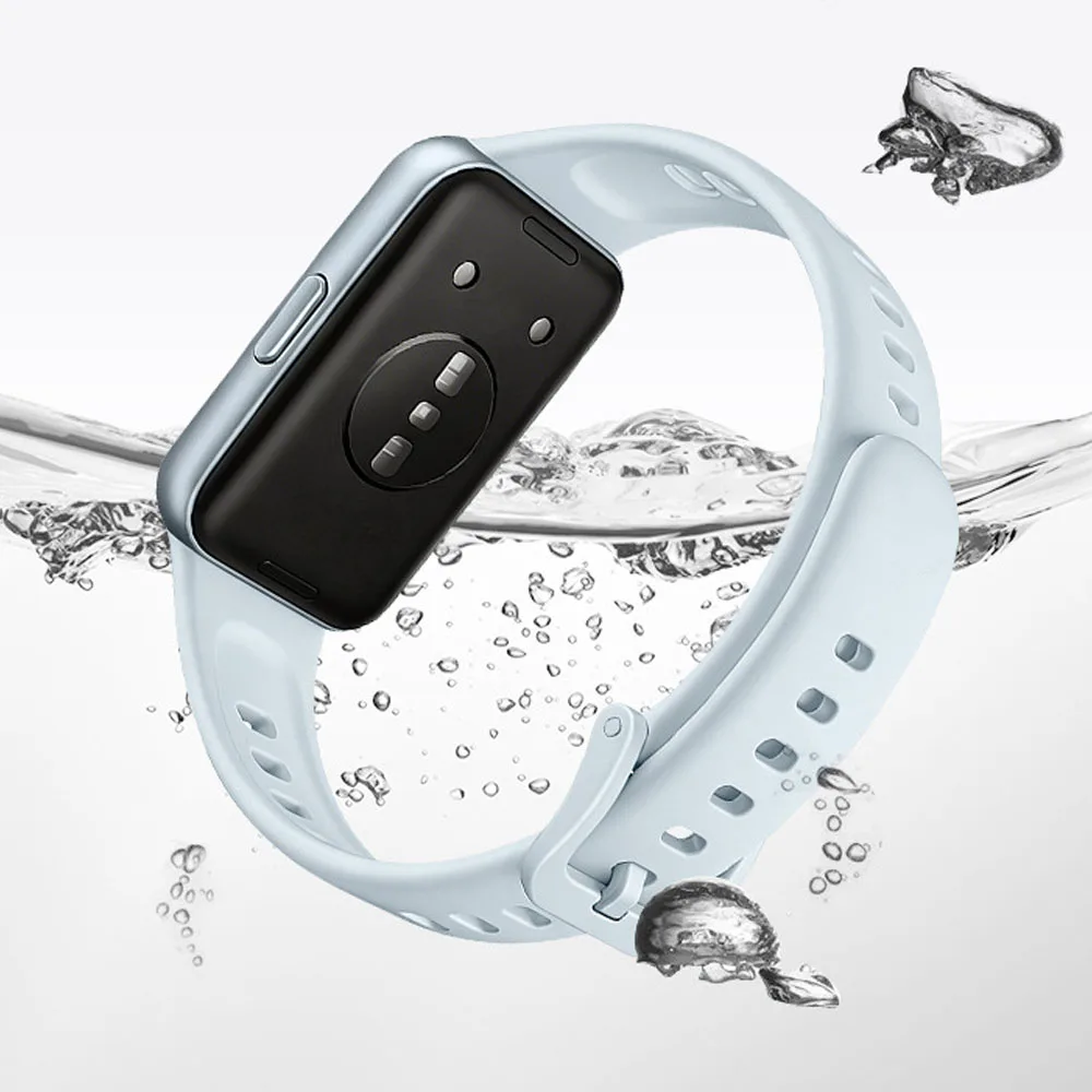 Фото Официальный силиконовый ремешок для Huawei Band 11/11 Pro, спортивный мягкий браслет, ремешок для Huawei Smart Band 11 Pro, аксессуары NFC, ремень №3