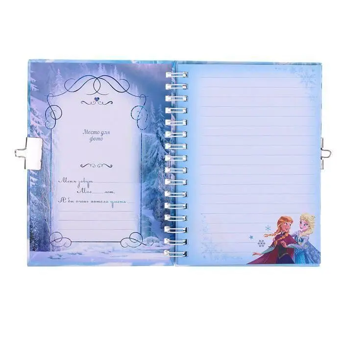 Записная книжка на замочке Холодное сердце Мои секреты |