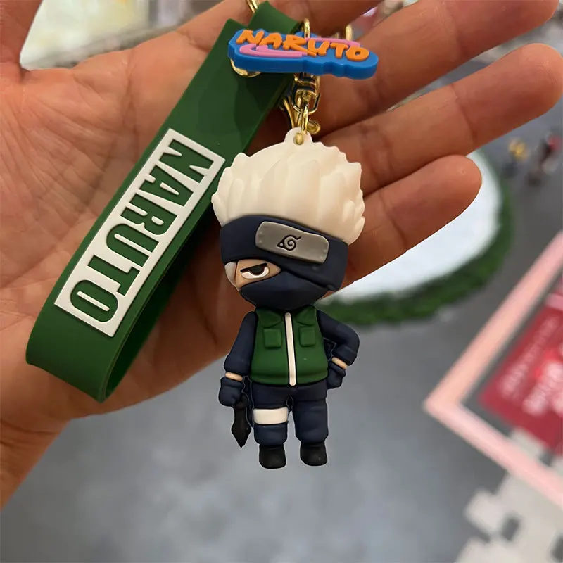 Брелок для ключей для мужчин, брелок для ключей NARUTO, женский силиконовый брелок для ключей из ПВХ, подвеска Gaara, игрушечные фигурки Jiraiya, вечерние подарок другу, Cos Accesorios (art.: 3920cf60d4ff9) - 3920cf60d4ff9