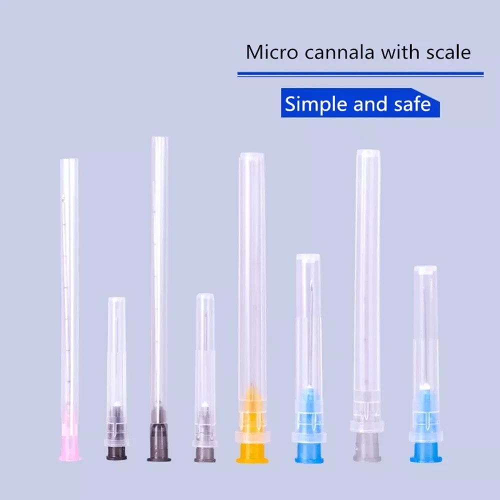 

Free Shipping Micro Cannula Needle 22G50mm/70mm 23G50mm 25G50mm For Zygomatic Dermal Filler Injection New Disposable