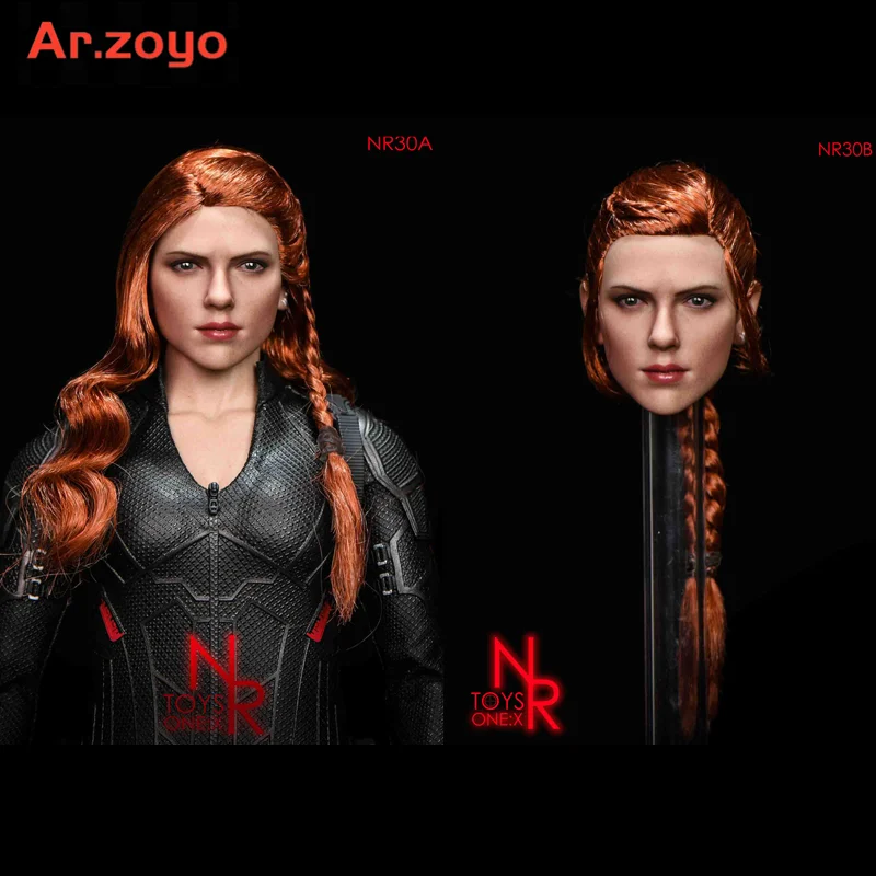 NRTOYS NR30 1/6, женщина-агент, головная лепка, Скарлетт Йоханссон, резьба по голове Для 12-дюймового тела, аксессуары для кукол