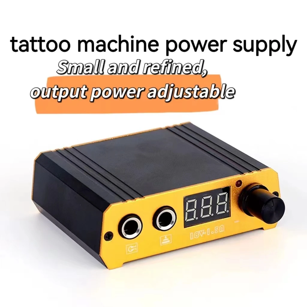 Mini Tattoo Power Supply 1pcs Professional Black/Red/Blue Power Supply For Tattoo Rotary Machine Gun Tattoo Tool Free Shipping