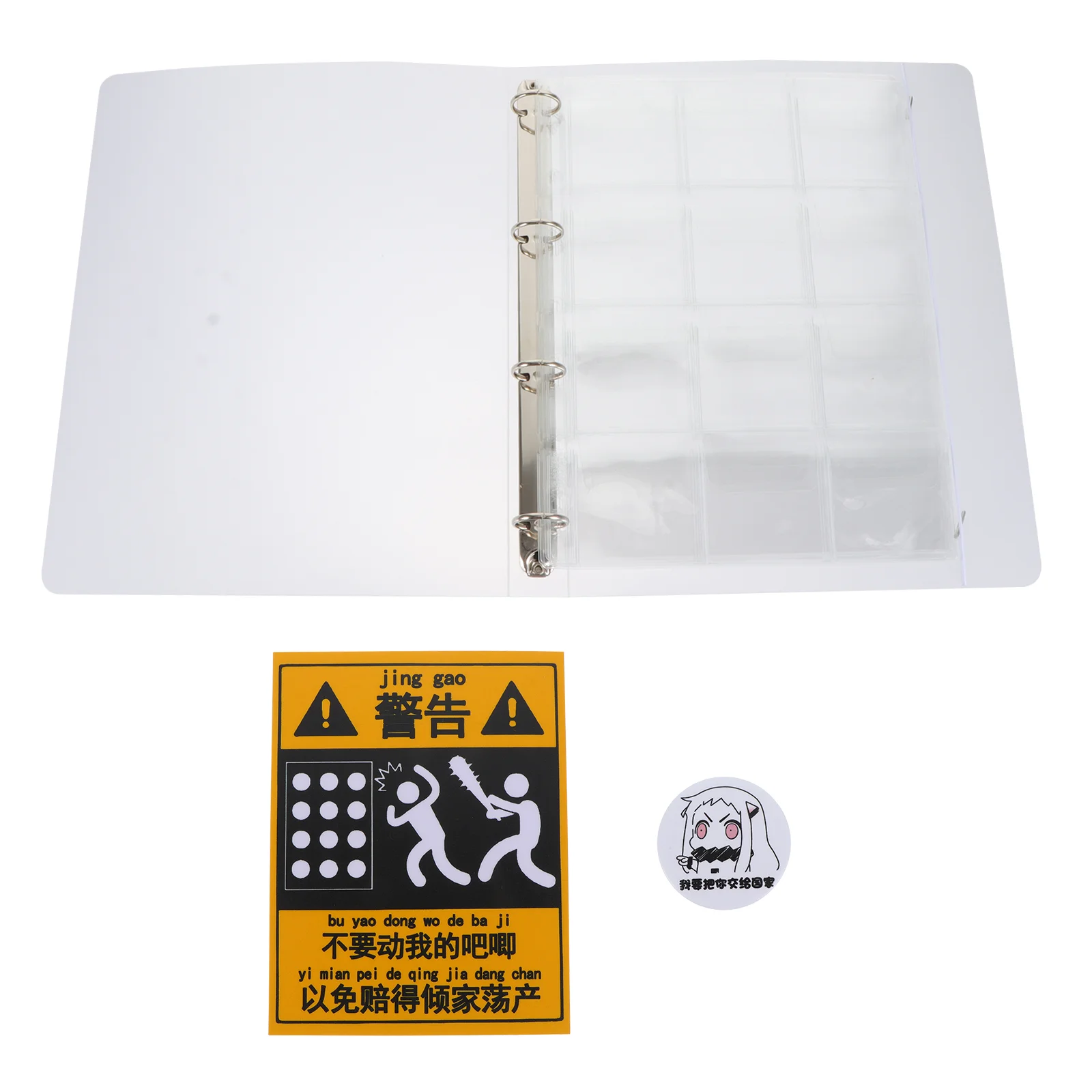 

1Set Transparent Badge Storage Folder Medal Collection Book Cards Organizer