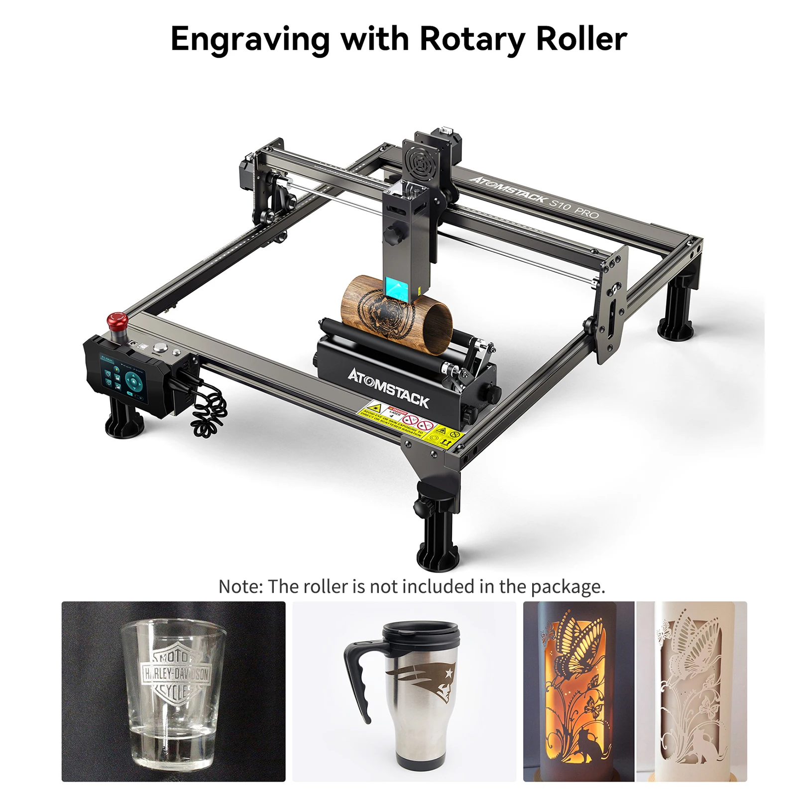 Настольный лазерный гравировальный станок ATOMSTACK S10 Pro с ЧПУ сделай сам 410x400 мм