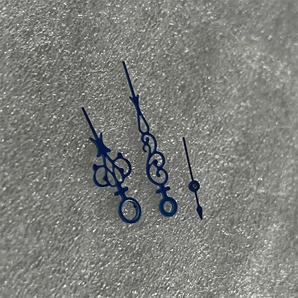 Красивые часы в форме снежинки указатель синие полые запасные части для стрелок