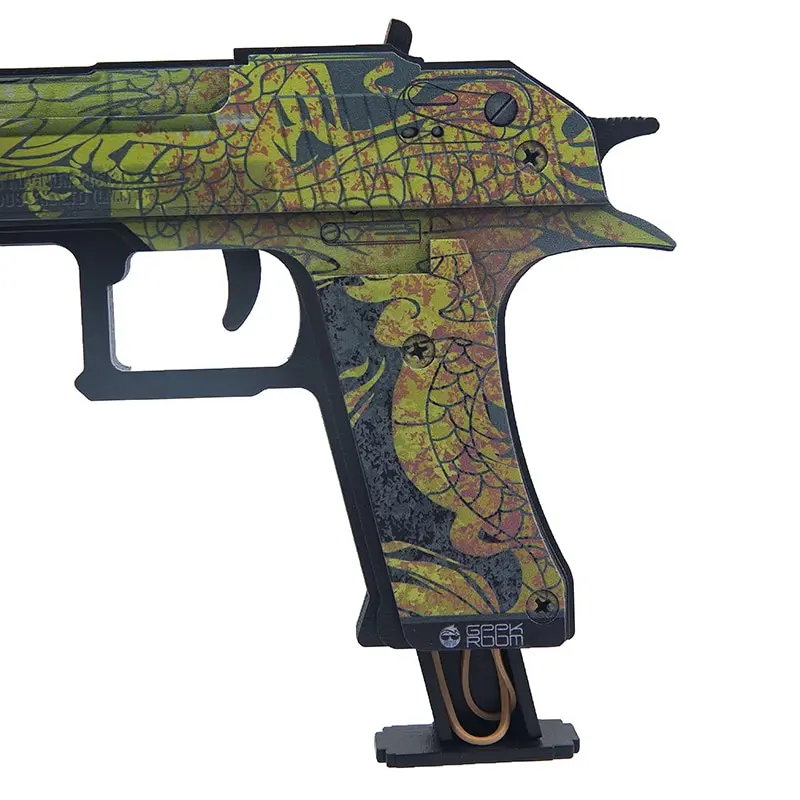 Игрушечное оружие Geekroom деревянный детский пистолет резинкострел Desert Eagle yakuza