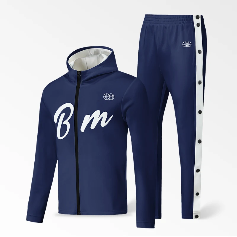 Exercise Sets For Men Fitness Sports Running Trainning Uniforms Customizable Logo Sportwear Jacket Sweatpants Tracksuits Clothes