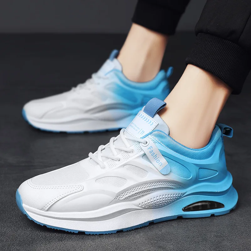

Running Shoes for Men Korean Version Walking Jogging Sport Sneakers Breathable Athletic Walking Sport Shoes Lace Up Men Sneakers