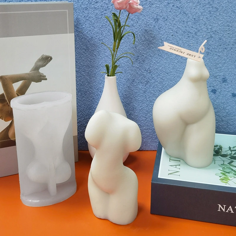 

Абстрактный человеческий женский тело свеча УФ-Кристалл Женская фотоформа