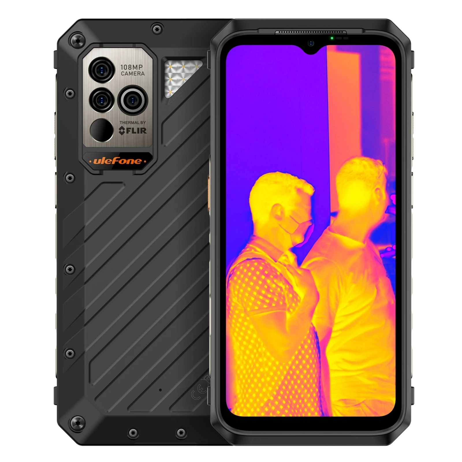 

Ulefone Power Armor 19T Rugged Phone Helio G99 Thermal Imaging Camera FLIR® 17GB RAM 256GB ROM Smartphone 108MP NFC 66W 9600mAh