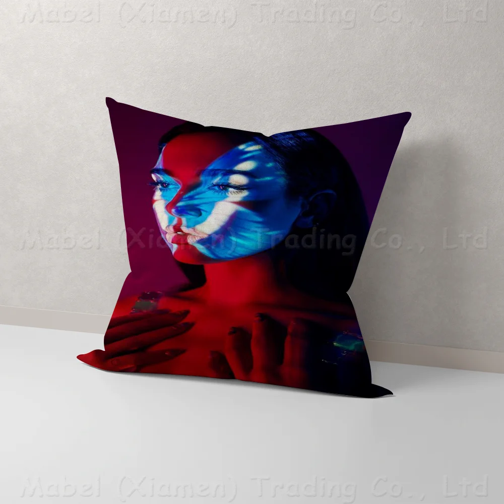 Певица D-Dua L-Lipas крутая наволочка Toon подарок чехол для подушки спальня домашний