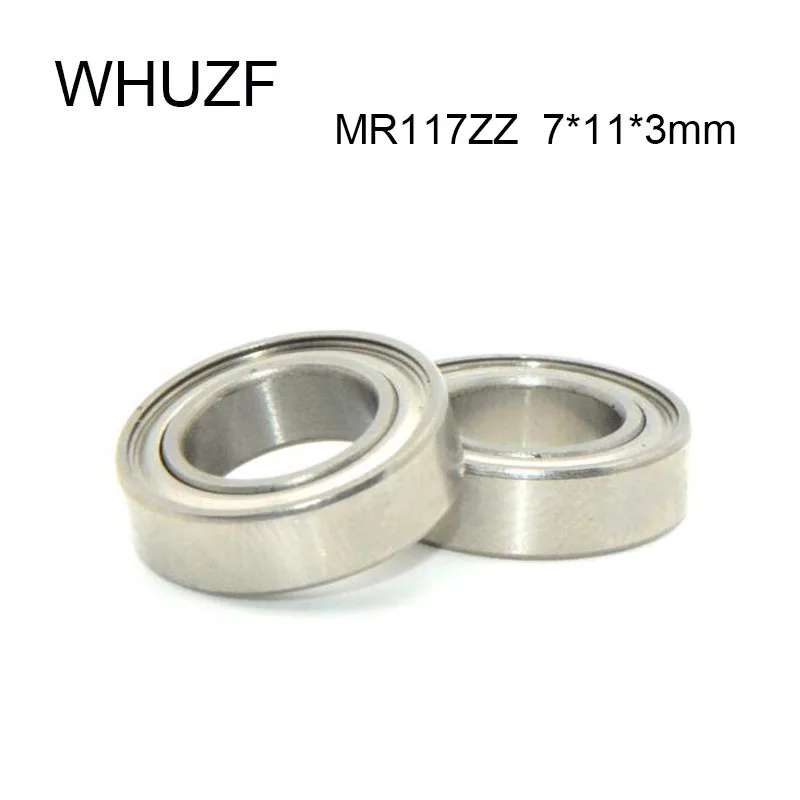 MR117ZZ Bearing 10/20/50PCS 7*11*3 mm ABEC-5 Miniature MR117 Z ZZ High Precision MR117Z Ball Bearings WHUZF