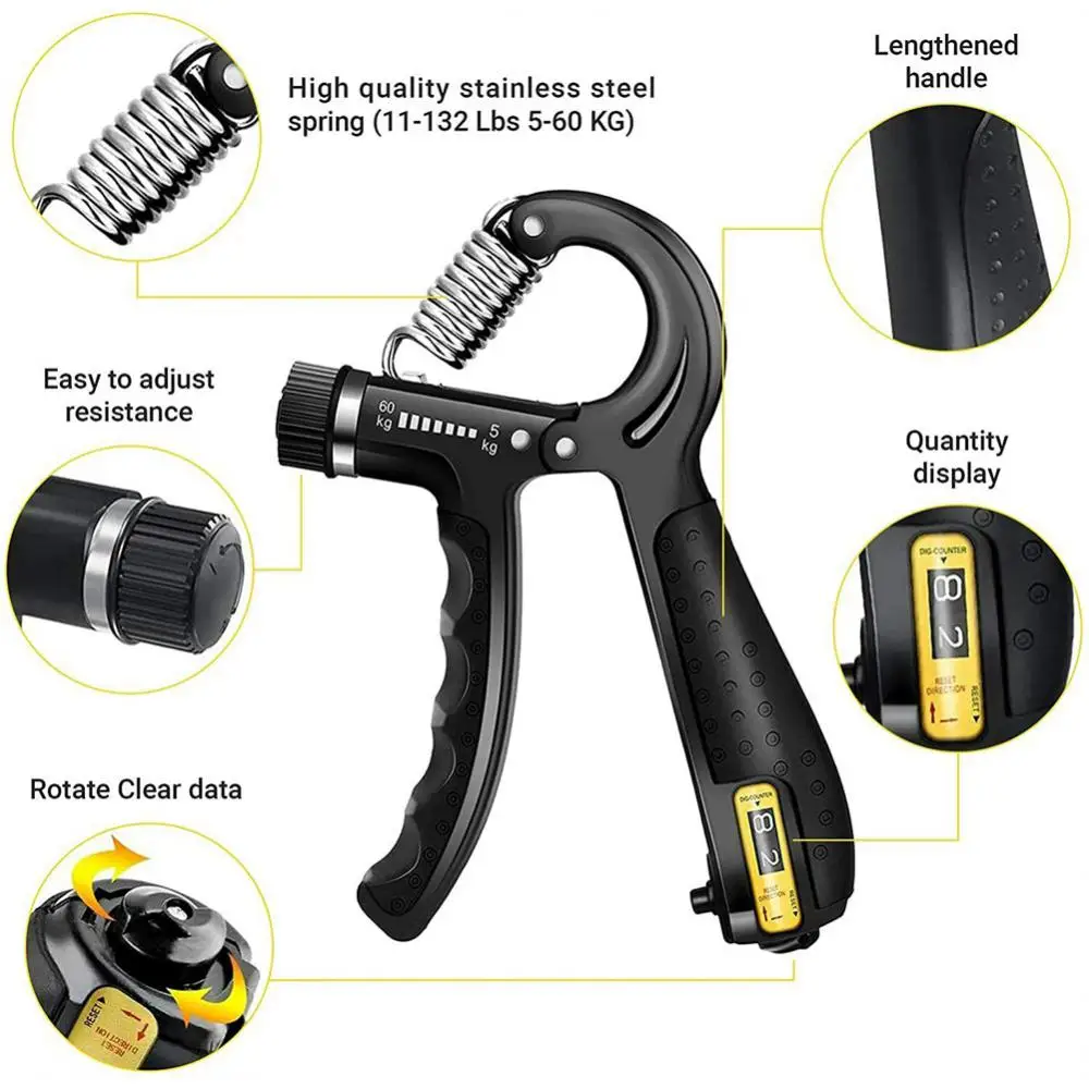 

Counting Hand Grip Power Strength Expander For Hand Strengthener Finger Grip Power Grip Rehabilit Hand Trainer Expand