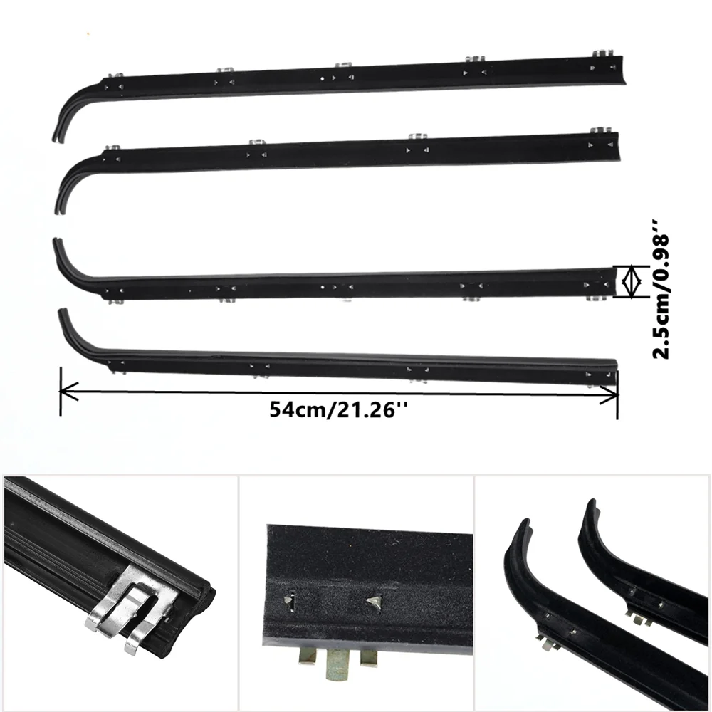 Для 87-97 Ford F150 F250 F350 оконные уплотнители молдинг уплотнительный ремень черный E7TZ-