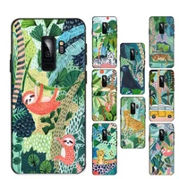 cute cartoon anime sloth leopard phone case for redmi 8 9 9a for samsung j5 j6 note9 for huawei nova3e mate20lite cover