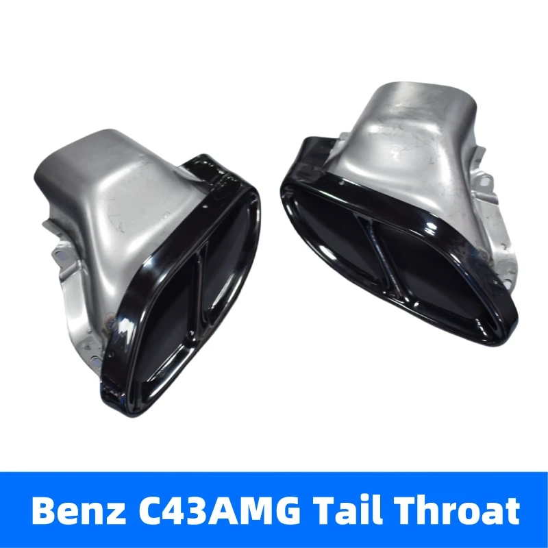 Для 2014-2018 Mercedes-Benz C-Class W205 модернизация выхлопной трубы AMG C43 Нержавеющая сталь
