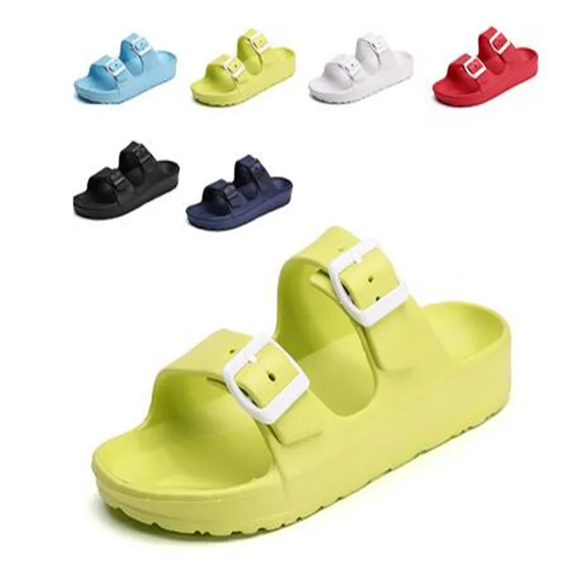 

2023 New Women Thick Platform Slippers Summer Beach Eva Soft Sole Slide Sandals Leisure Comfortable Outdoor Women Shoes Size 41