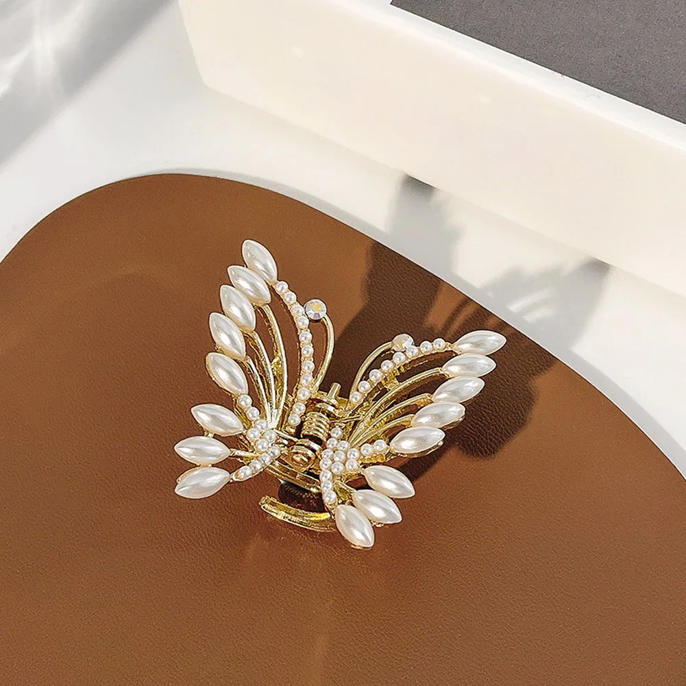 

Супер фея стразы элегантный зажим-бабочка женская задняя головка темпераментные аксессуары для волос заколка для волос половинная завязка...