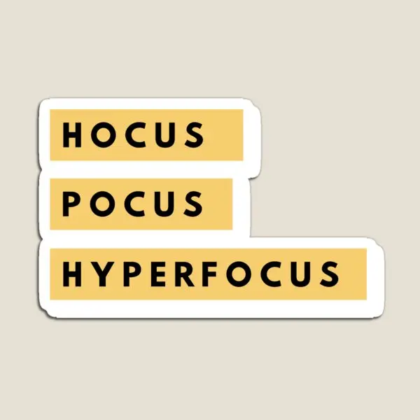 Магнитный Декор Hocus Pocus Hyperfocus красочные детские забавные наклейки для детской