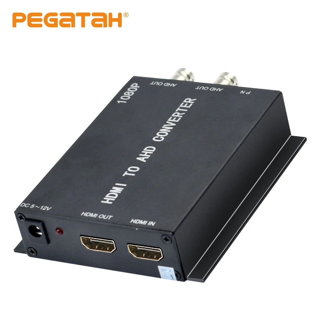 1080P Video Converter  Mini Video Converter Adapter Loop with 2 Channel Output Converter CCTV Analog Camera Converter