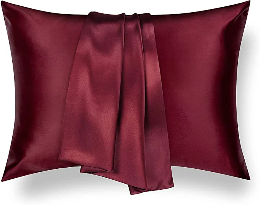 

King Satin Envelope Pillowcase Hotel Healthy Silk Soft Queen Cover Design Imitate Size Cushion Home Satin For Silky
