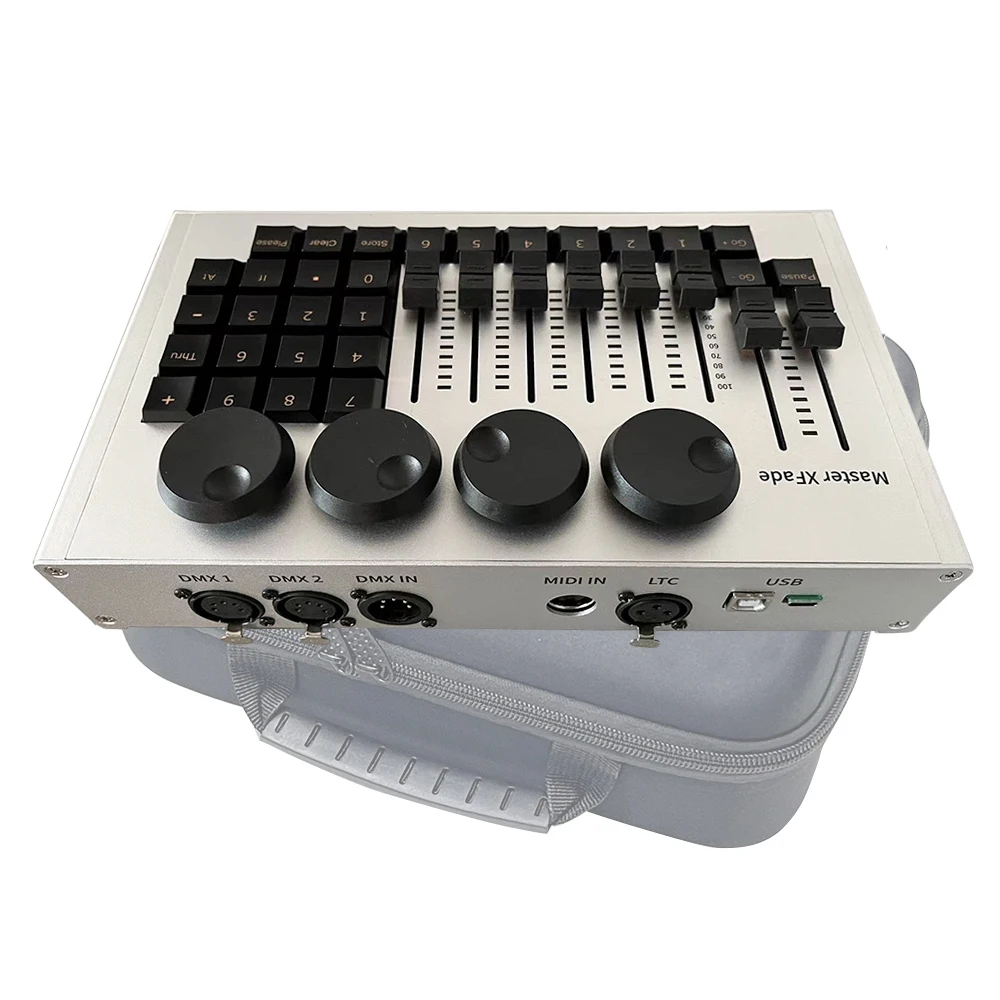 

Новый мини-контроллер освещения Command Wing MA2, версия программного обеспечения, сценическая вечеринка на ПК, консоль DMX, Dj Disco, свадебные огни, питание от USB