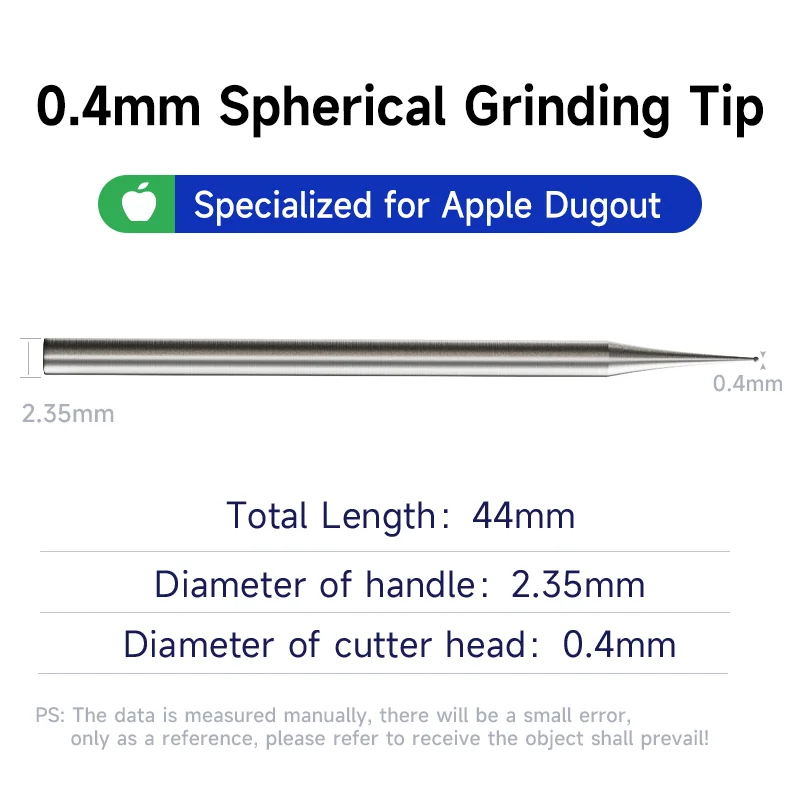 

2,35 мм специальная полировальная ручка wrfood, снятие стружки, игольчатые биты, универсальная шлифовальная машина Qianli MaAnt Mijing для ремонта печатных плат