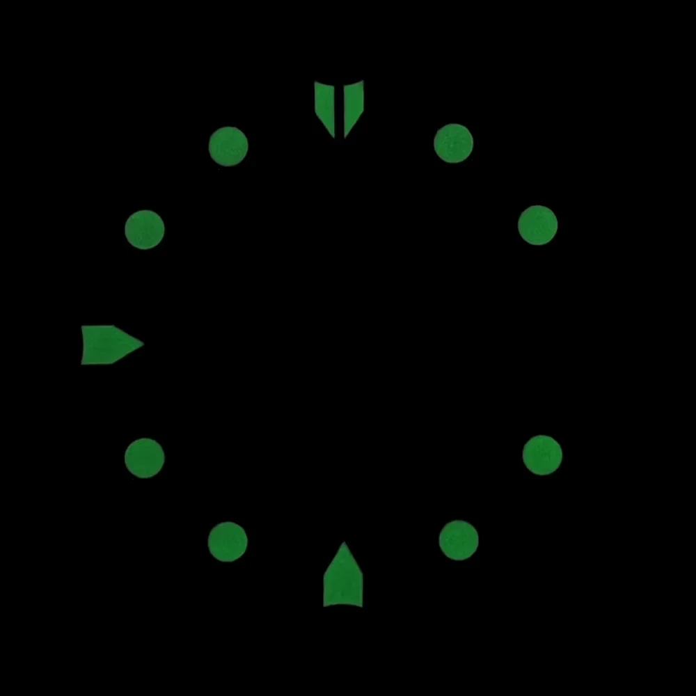 Красный/зеленый/синий/белый циферблат часов зеленый светящийся 28 5 мм подходит
