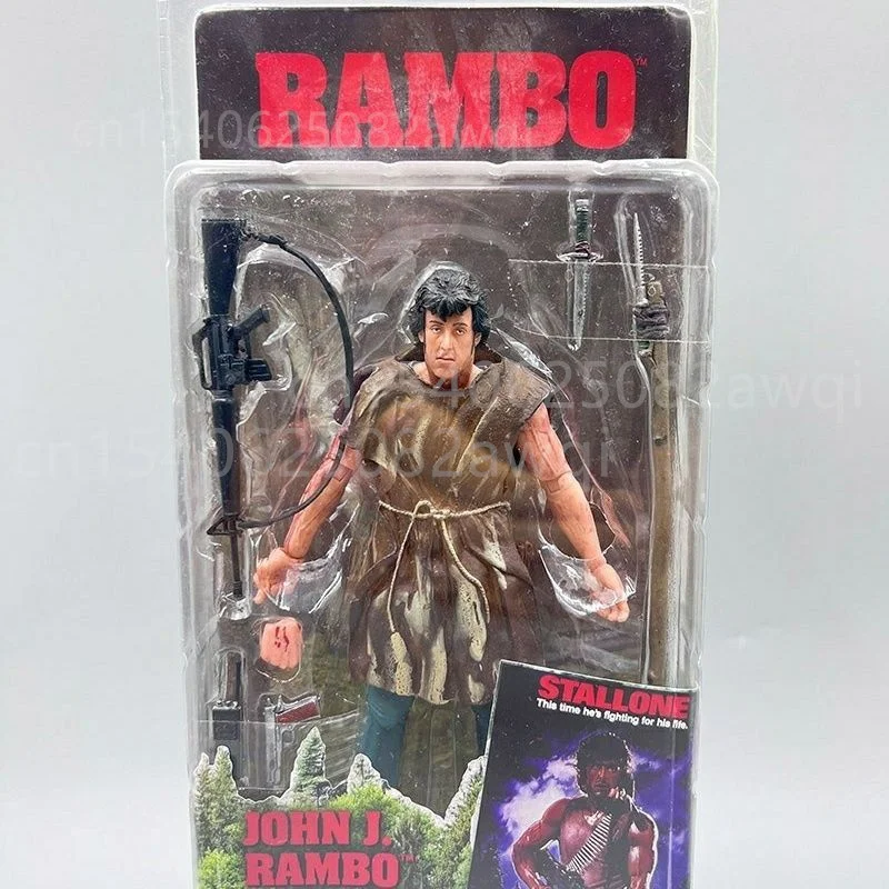 Фигурка NECA First Blood John J Rambon Drake Ultimate Edition, ПВХ фигурка, коллекция, модель игрушки, 17 см, подарок на день рождения, Рождество (art.: 3920d2dd43d85) - 3920d2dd43d85