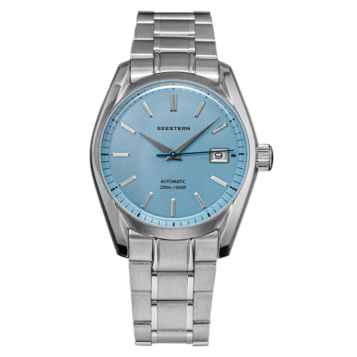 Цена Новинка 2022, мужские механические водонепроницаемые наручные часы SEESTERN NH35A Move для дайвинга с сапфировым 3d-браслетом 20 бар